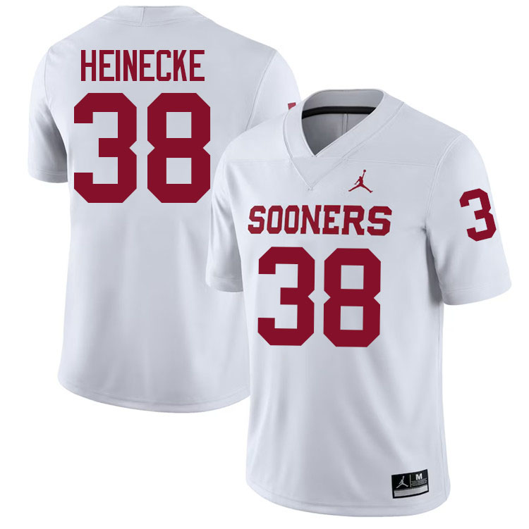 Owen Heinecke Oklahoma Sooners Jersey,Oklahoma Sooners Football Uniforms,Jersey-White